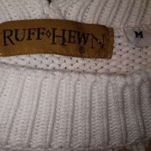 Ruff Hewn White Long Sleeve Dress